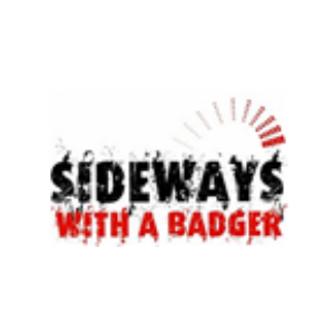 Sideways with a Badger-logo