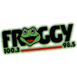 Froggy 100.3 and 98.5-logo